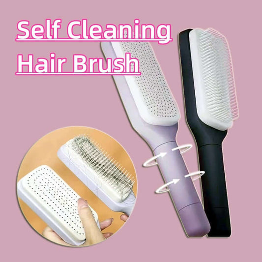 4 In 1 Self Cleaning Hair Brush New Self-Cleaning Anti-Static Massage Comb™