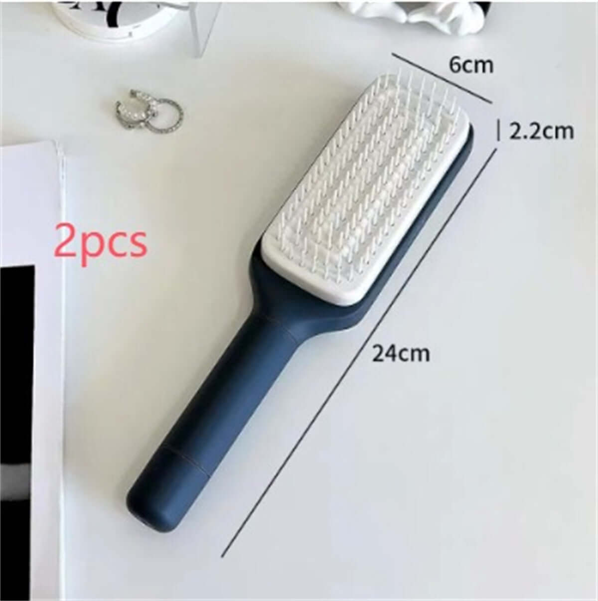 4 In 1 Self Cleaning Hair Brush New Self-Cleaning Anti-Static Massage Comb™