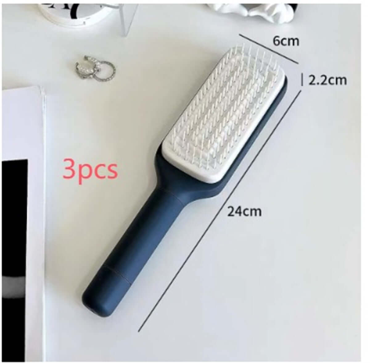 4 In 1 Self Cleaning Hair Brush New Self-Cleaning Anti-Static Massage Comb™